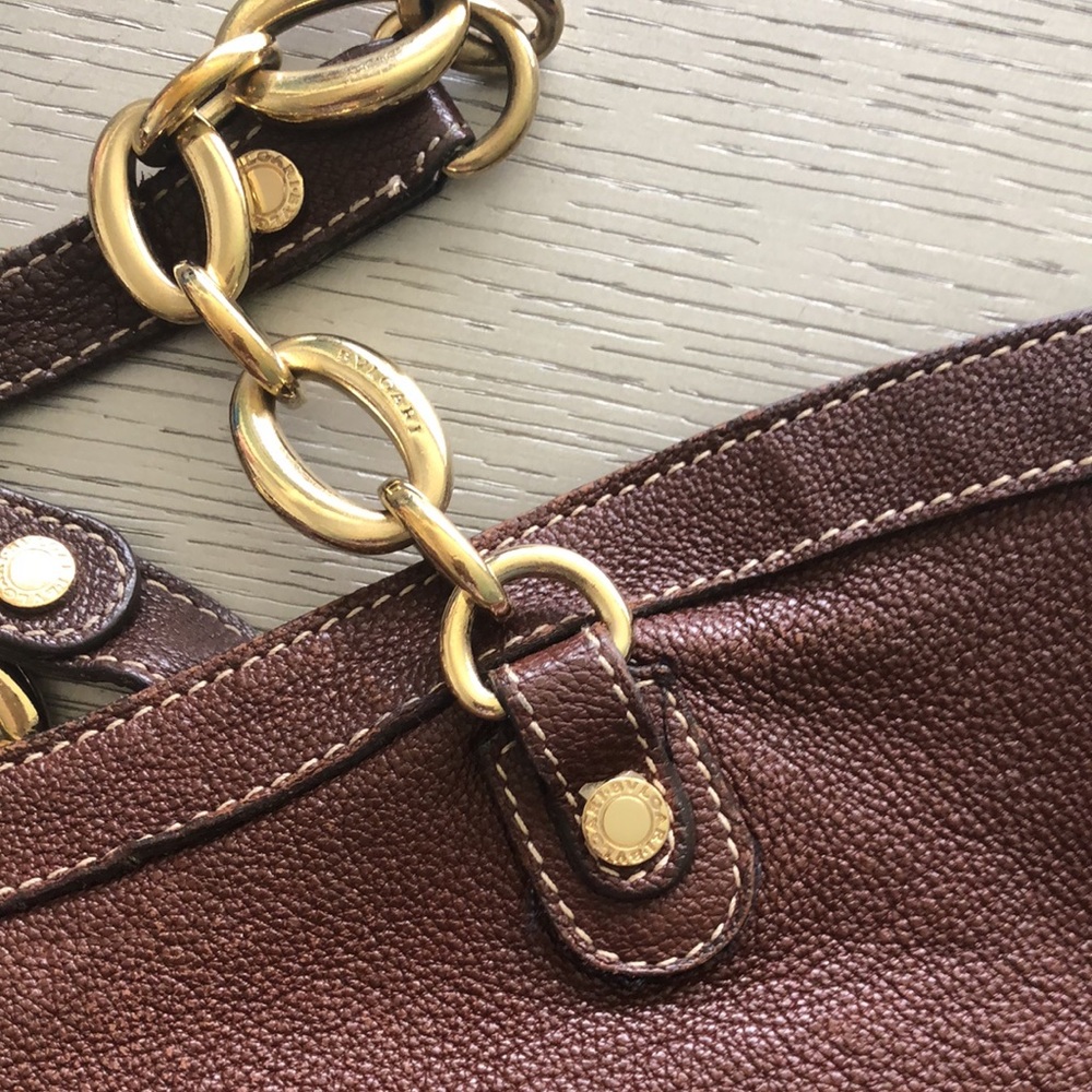Bvlgari tote leather bag Size 18” x 12” x 5” - Picture 11 of 14